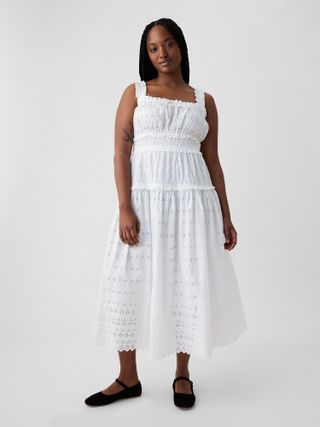 Gap x Doen Eyelet Midi Dress