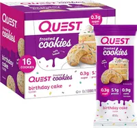 Quest Nutrition Chocolate Cake Frosted Cookies (8 pack) | $47.92 $29.69 Quest Nutrition Chocolate Cake Frosted Cookies (8 pack) | $47.92 $29.69