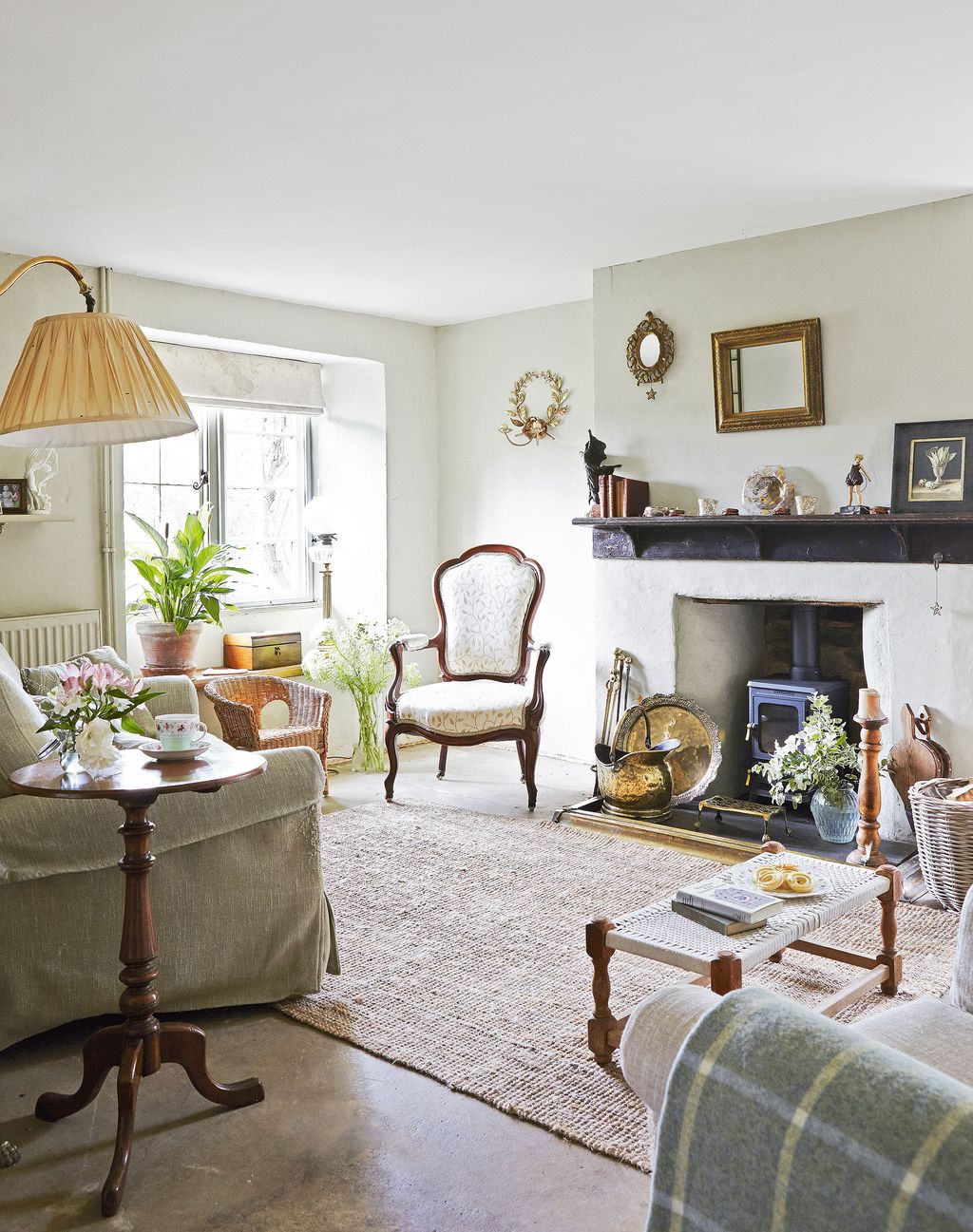 Georgian cottage filled with antiques and vintage treasures