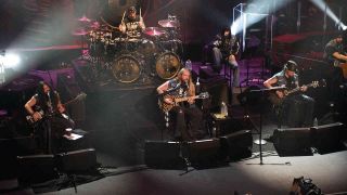 Black Label Society performing an acoustic show in 2011