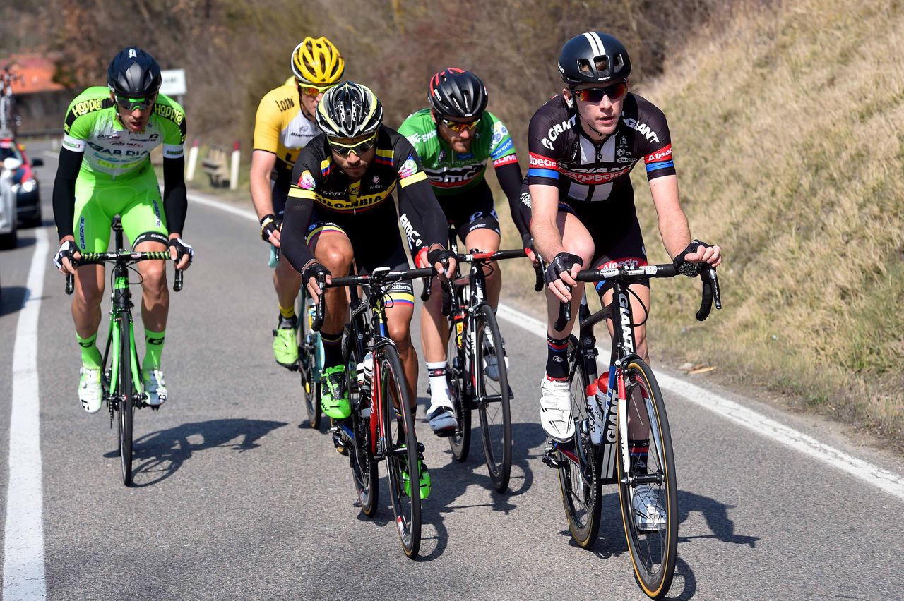 Chad Haga (Giant-Alpecin) in the break