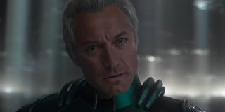 Jude Law as Supreme Intelligence in Captain Marvel