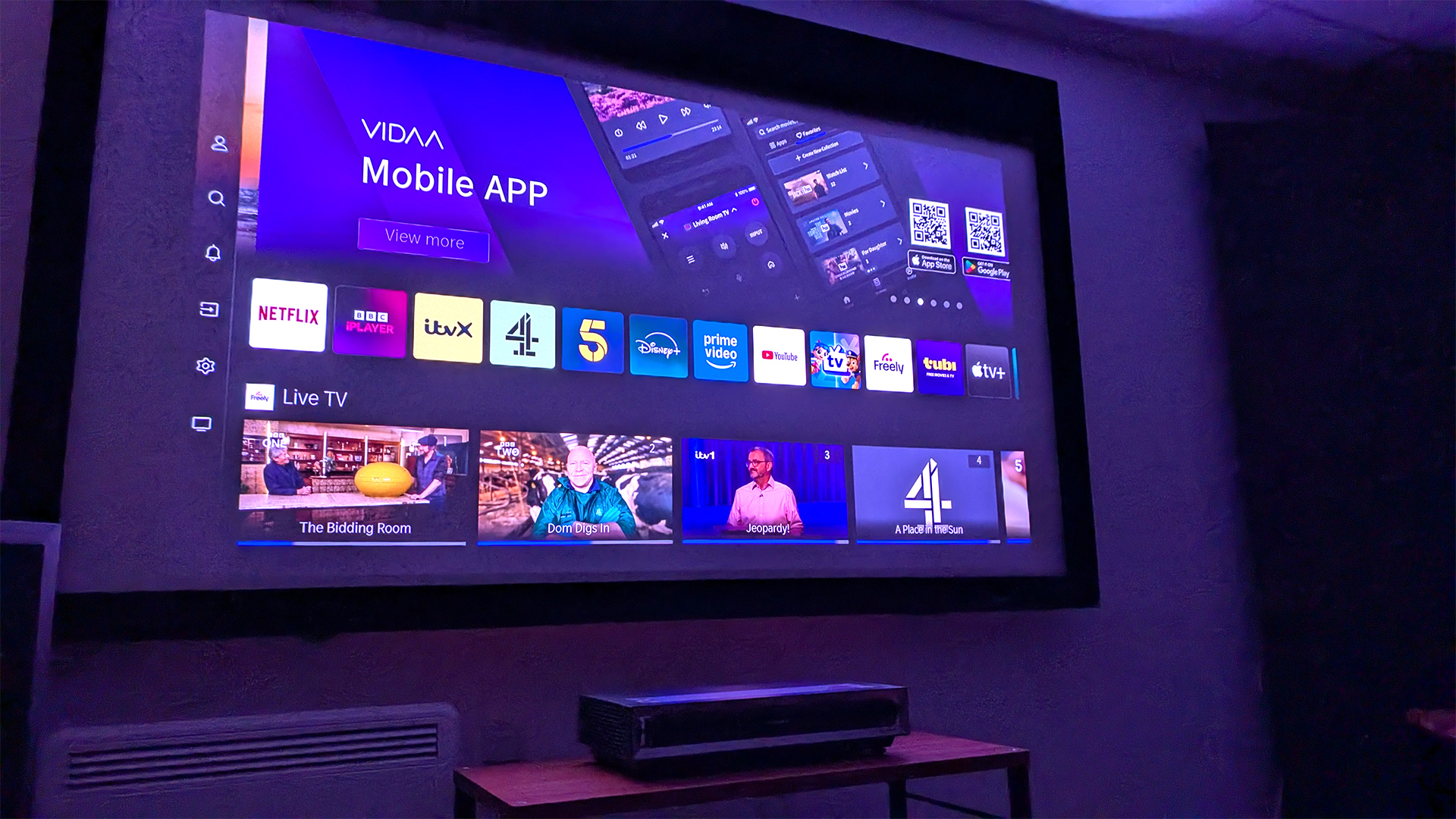 Hisense PX3 ultra short throw projector