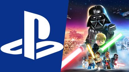 Sony logo and Lego Star Wars