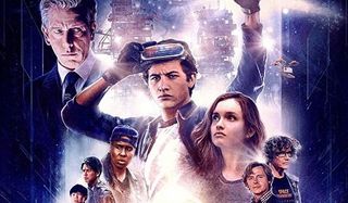 Ready Player One Ben Mendelsohn Ty Sheridan Lena Waithe Simon Pegg Mark Rylance nostalgic poster art