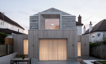 Oliver Leech Architects house extension rear view