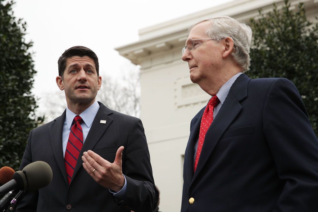 Paul Ryan and Mitch McConnell.