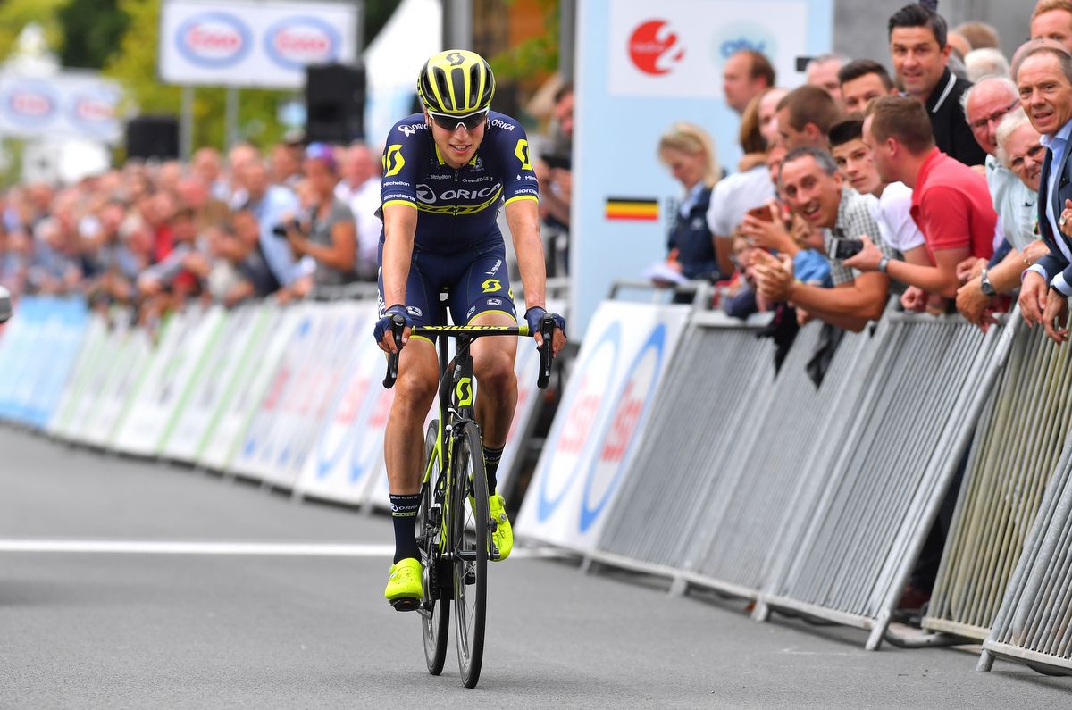 Jens Keukeleire (Orica-Scott) rode to fourth