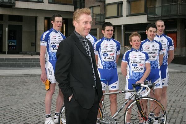 Kelly with some of the boys