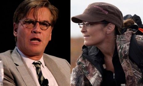 In a full-throttle assault published in The Huffington Post, Aaron Sorkin calls Sarah Palin a &amp;quot;phony pioneer girl.&amp;quot;