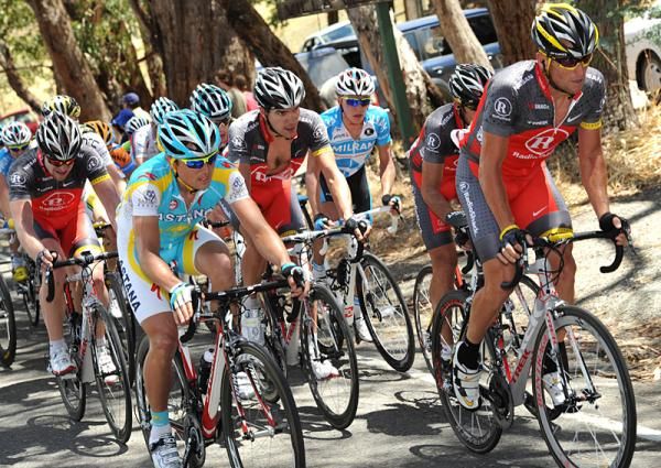 Lance Armstrong was well protected by his Radioshack team.