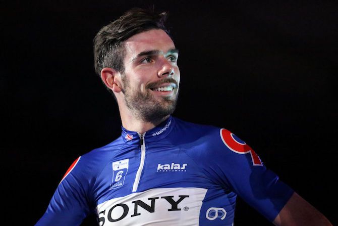 Great Britain's Andy Tennant enjoys the home support at the 2018 London Six Day