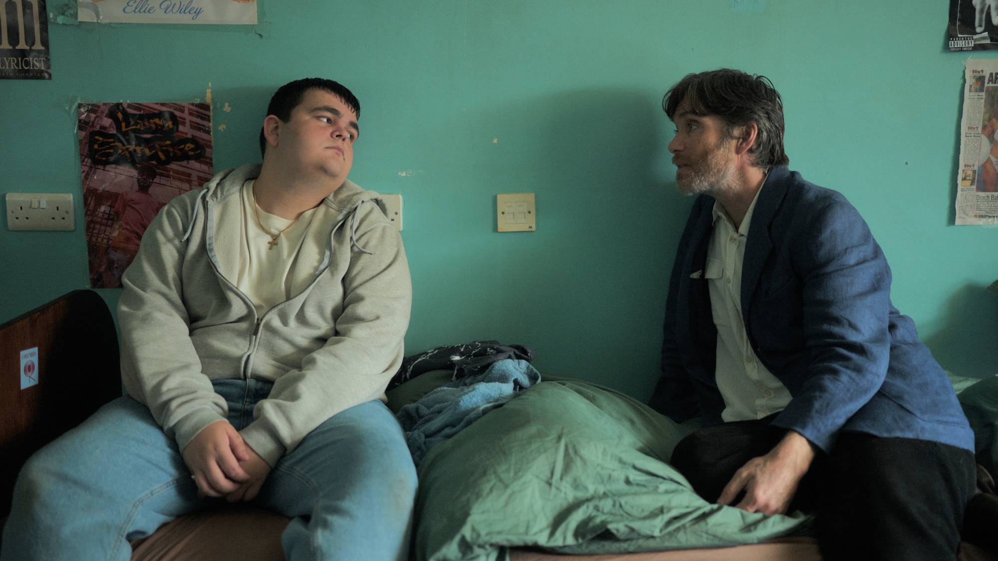 (L-R) Luke Ayres as Jamie and Cillian Murphy as Steve in &quot;Steve&quot;