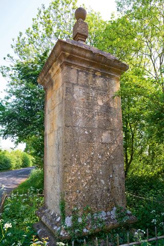 The Four Shire Stone near Moreton in Marsh.