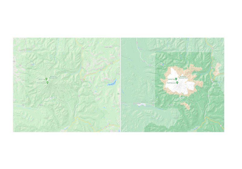 Google Maps Detailed Natural Features