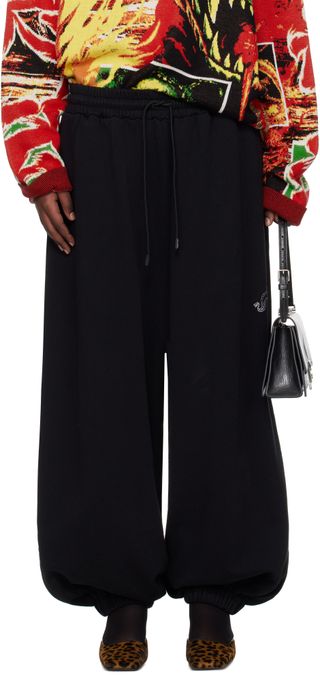 Black Baggy Bontan Lounge Pants