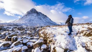 winter hiker