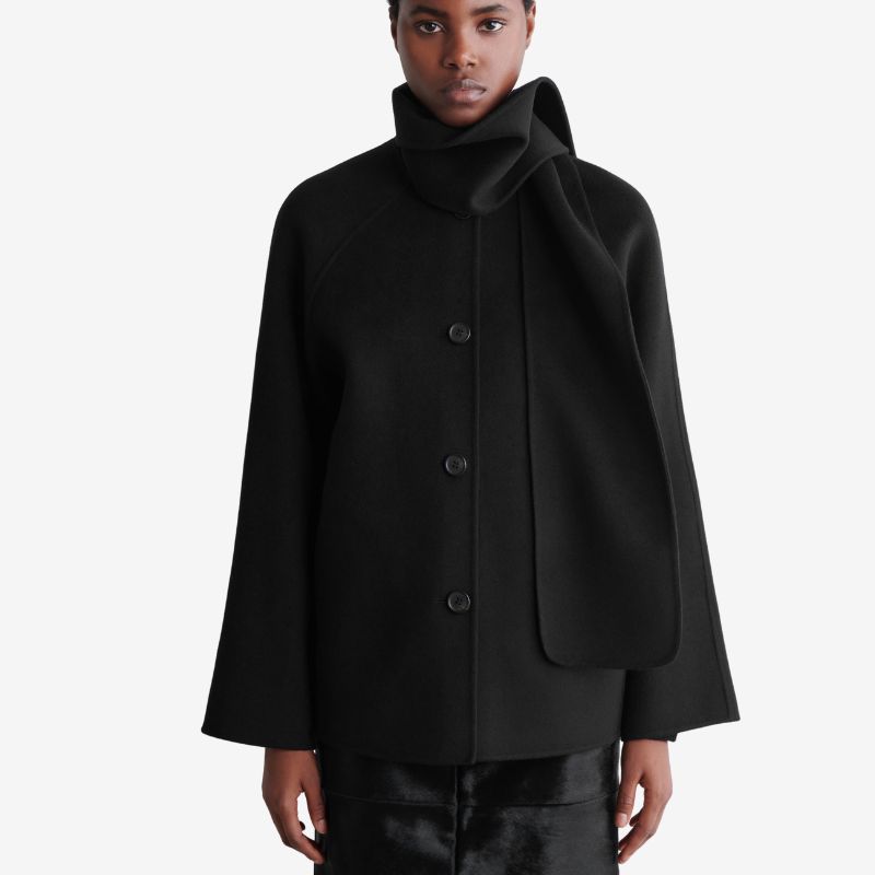 Image of scarf coat