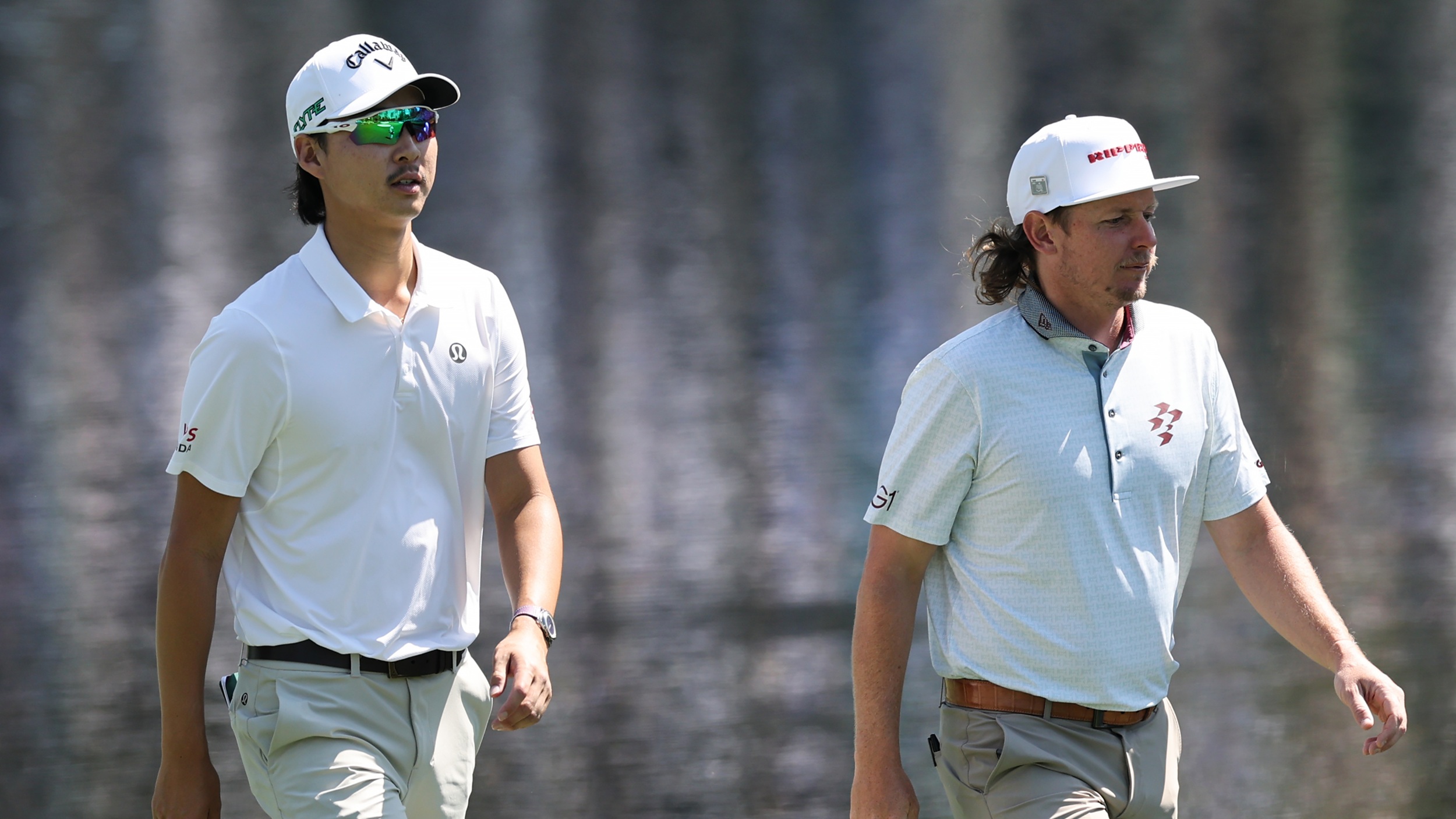 Min Woo Lee and Cameron Smith