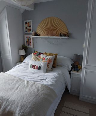 bed in millie's bedroom