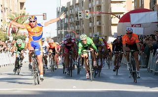Graeme Brown (Rabobank) won in Murcia, but hasn't been close in the Giro