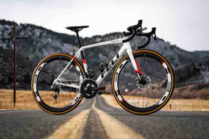 The Felt FR Disc will be used for road racing by both the men's and women's Rally UHC Cycling teams