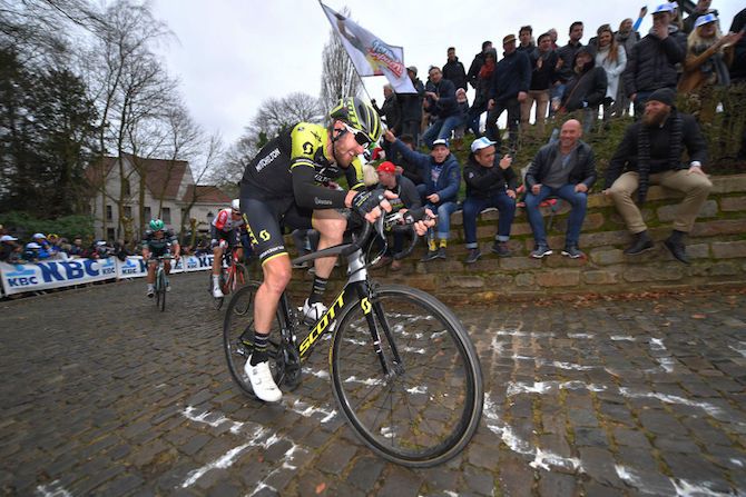 Mitchelton-Scott's Luke Durbridge at the 2019 Omloop Het Nieuwsblad