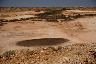 Coober Pedy Opal Fields pictured