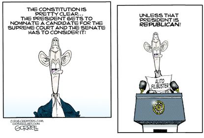 Obama Cartoon U.S. Supreme Court Scalia