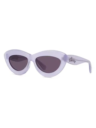 Curvy 54mm Cat Eye Sunglasses