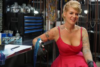 Artist Zoey Taylor is one of the cast members on A&E’s law enforcement-focused tattoo show 'Hero Ink.'