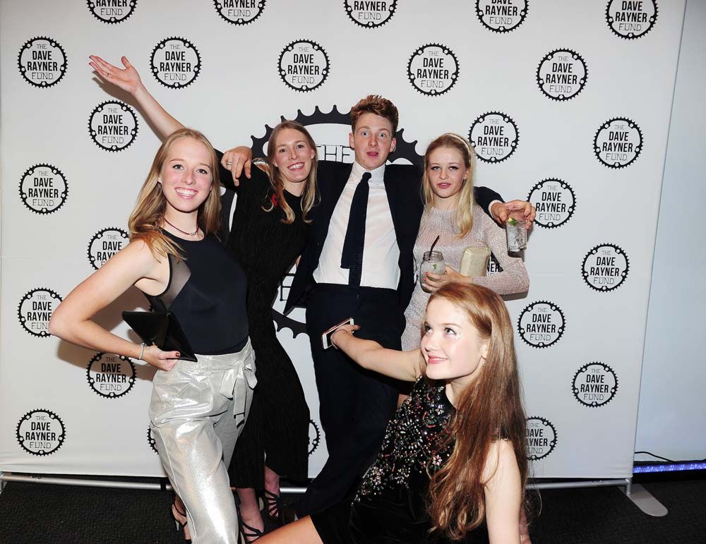 Tao Geoghegan Hart and friends strike a pose