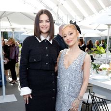 Selena Gomez and Ariana Grande attend the Academy Women's Luncheon at the Academy Museum of Motion Pictures 