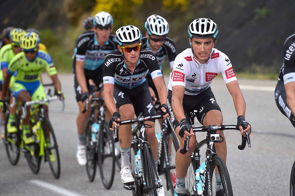 Julian Alaphilippe (Etixx-QuickStep) wearing the white young rider jersey