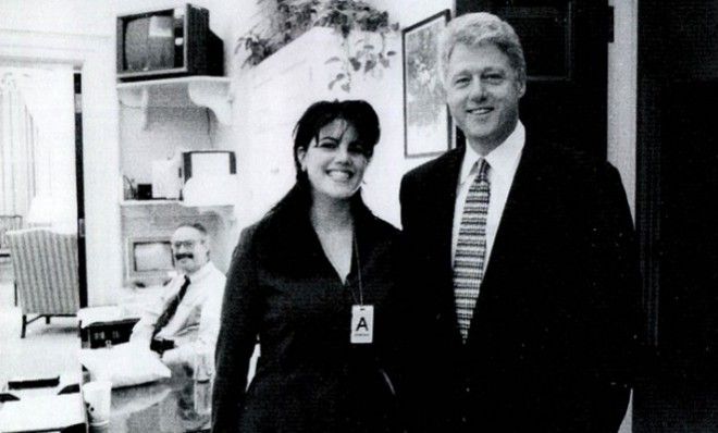 Monica Lewinsky and Bill Clinton