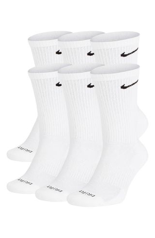 Assorted 6-Pack Everyday Plush Cushion Crew Training Socks