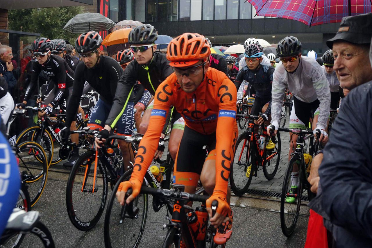 Davide Rebellin sets off
