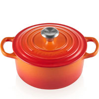Enameled Cast Iron Signature Round Dutch Oven, 3.5 qt. Flame | Was $359, Now $249.76 at Amazon