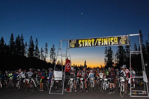 The start - finish of the High Cascades 100