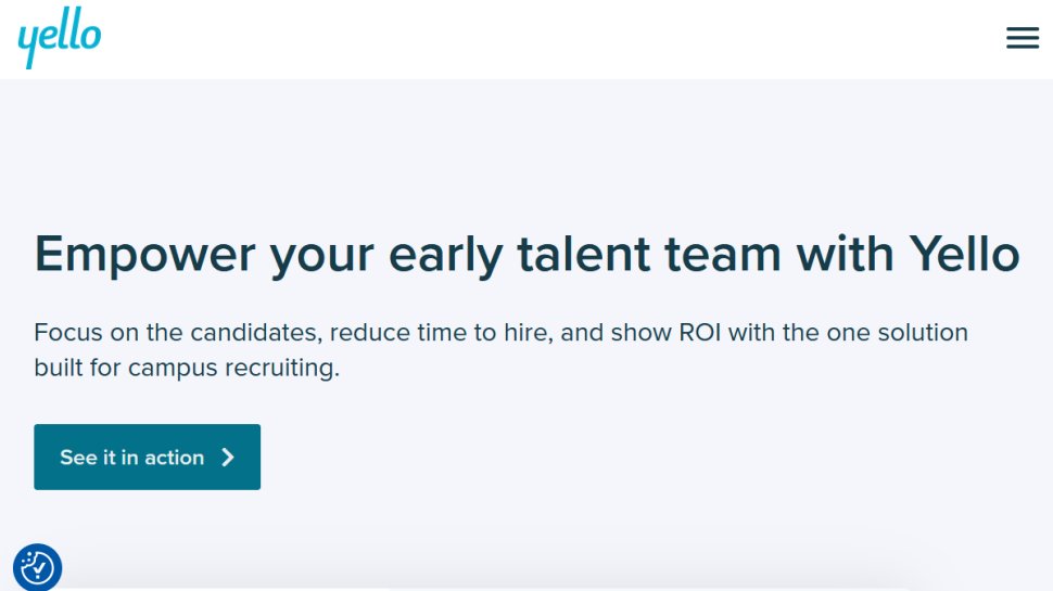 Yello website screenshot (March 2026).
