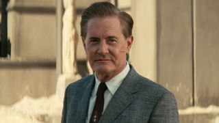 Hank MacLean (Kyle MacLachlan) speaks to Lucy on Fallout.