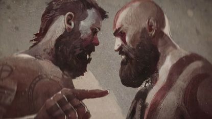 God of War Baldur and Kratos