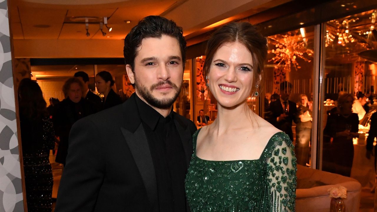 Game of Thrones stars, Kit Harington and Rose Leslie attend HBO&#039;s Official 2020 Golden Globe Awards After Party on January 05, 2020 in Los Angeles, California.