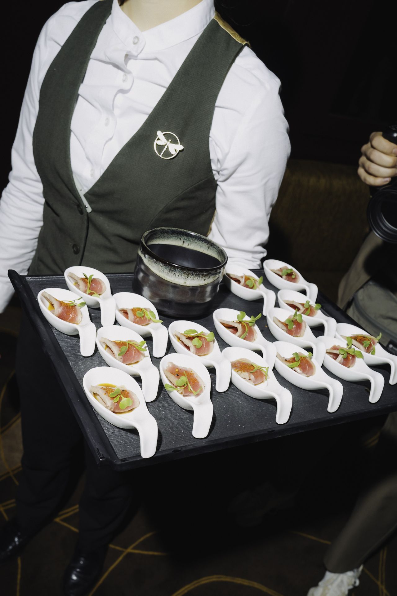 An image from Who What Wear UK's 10 year anniversary party, hosted at Kiyori Bar at Aki London on February 19, 2026 in London, England