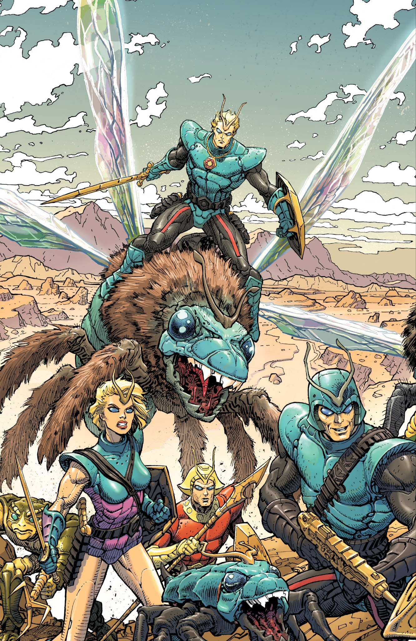 Iconic '80s toy franchise Sectaurs has been reinvented for comics as "Game of Thrones with bugs instead of dragons!"