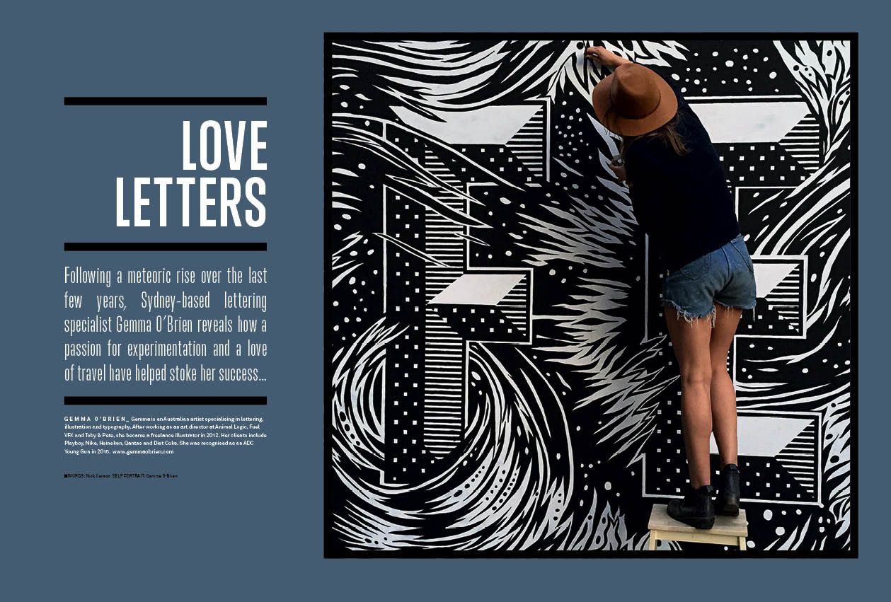 Hand-lettering artist Gemma O'Brien talks passion and travel
