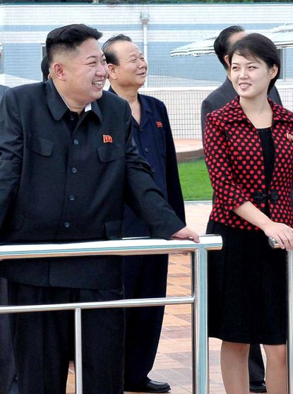 Kim Jong Un with Wife
