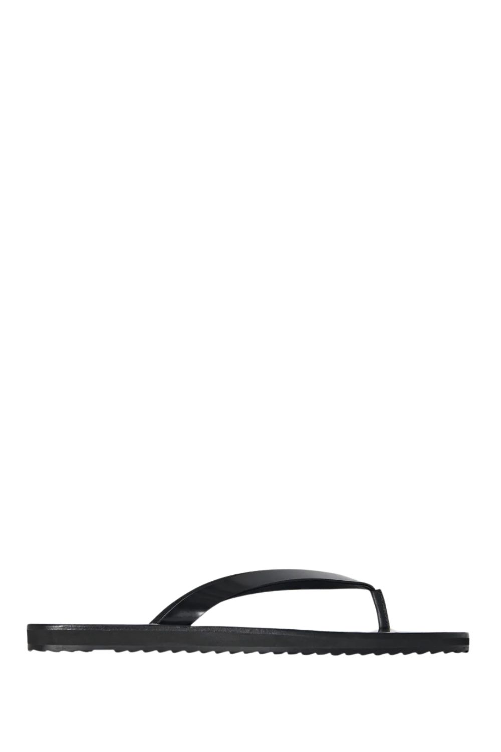 The Row City Flip Flop in Leather