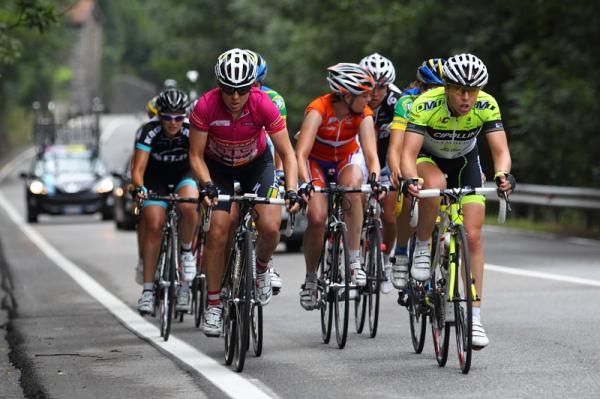 The climb-proper started and the break was over 6 minutes ahead.
