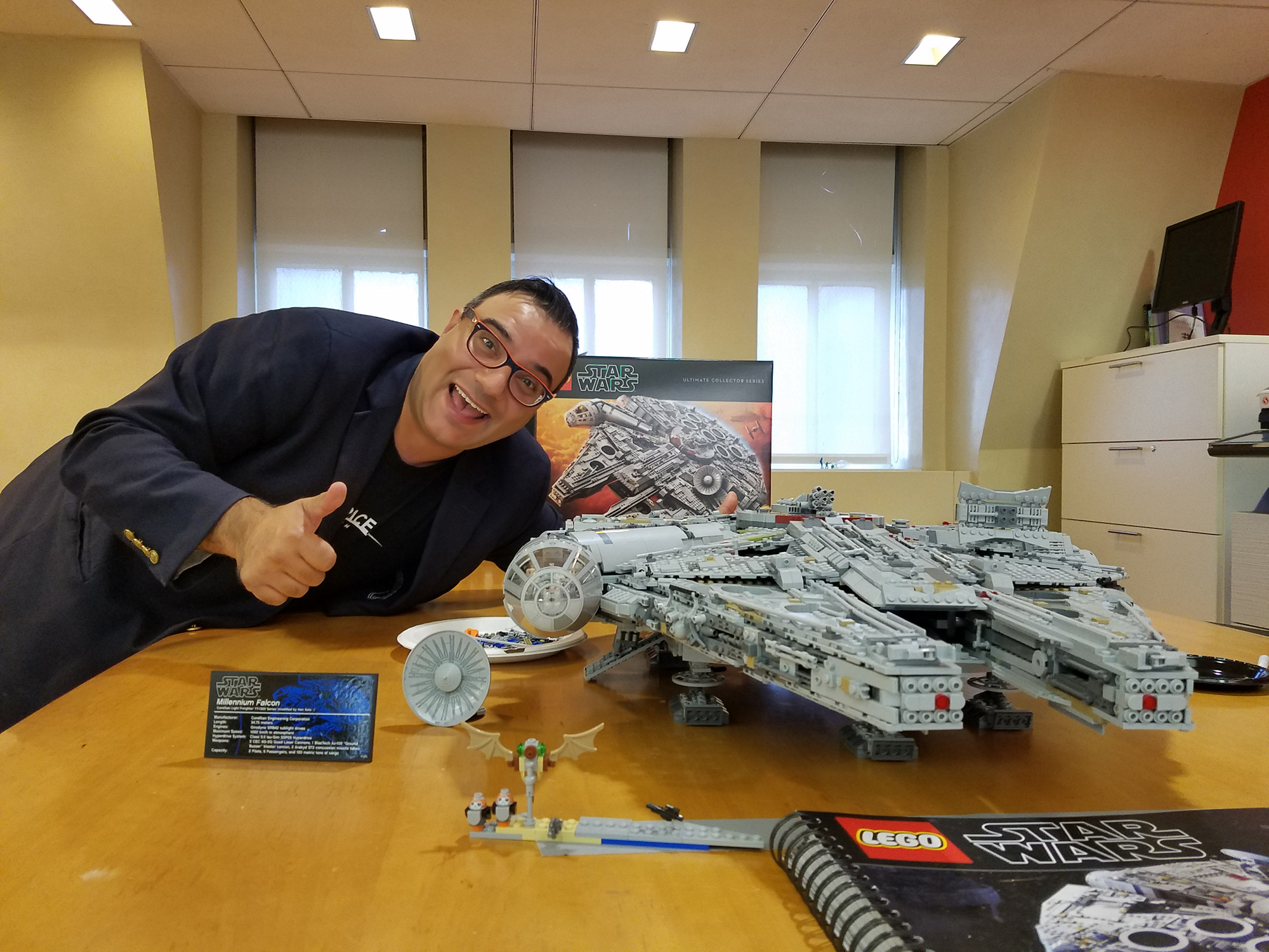 Watch Us Build the Epic Lego UCS Millennium Falcon (Time-Lapse